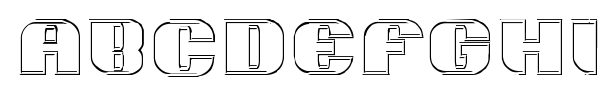 Grotesca 3D font preview